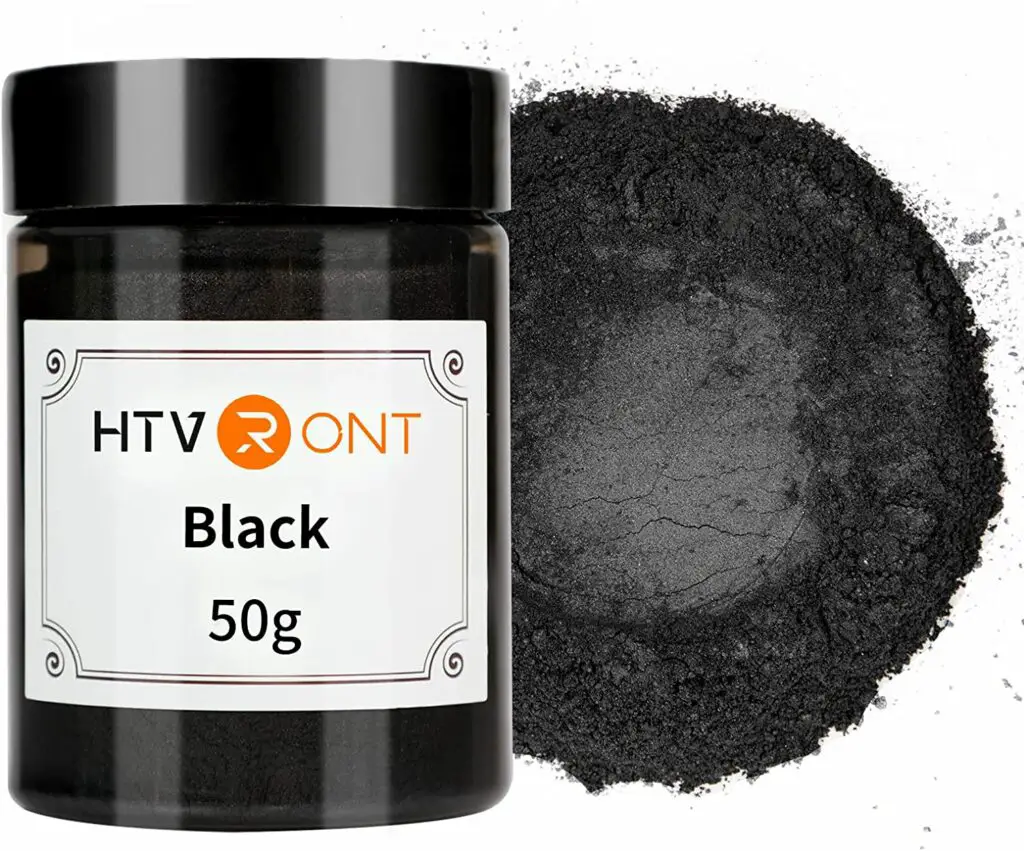  HTVRONT Black Mica Powder for Epoxy Resin