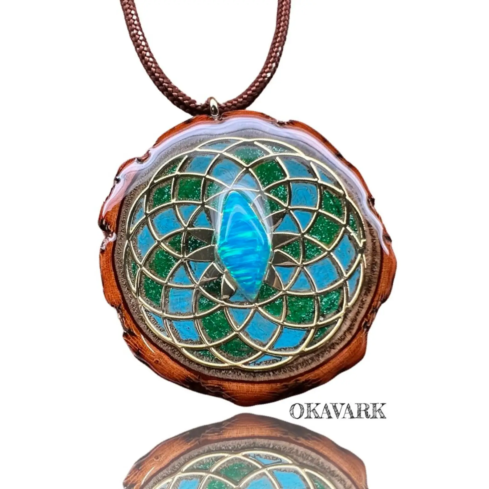 Best 30 Epoxy Jewelry Ideas || Okavark Opal Gemstone Gold Mandala Wood And Resin