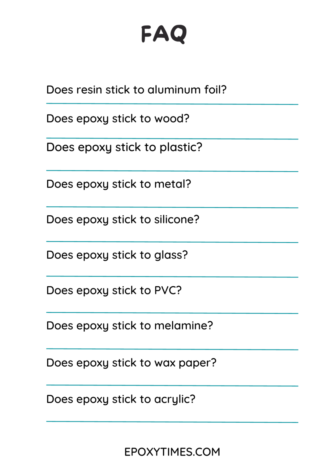 Epoxy Adhesive Compatibility with Different Materials