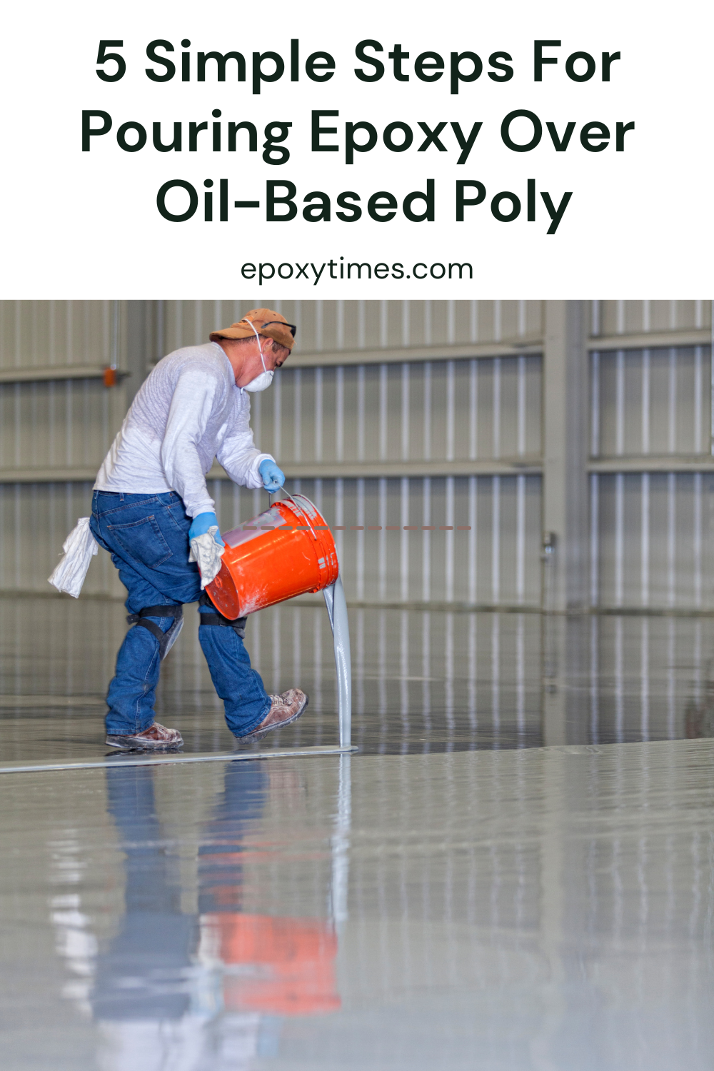 5 Simple Steps For Pouring Epoxy Over OilBased Poly