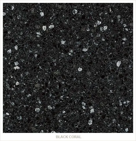 10 Unique Epoxy Flake Designs to Enhance Your Home or Office || Silvery and Black Coral