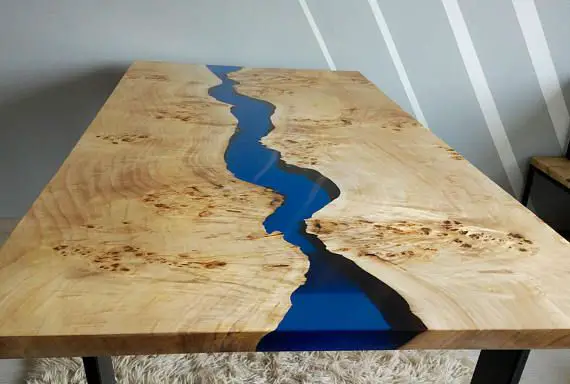 10 Unique River Epoxy Tables Design Ideas & DIY Guide || River Table With Blue Epoxy