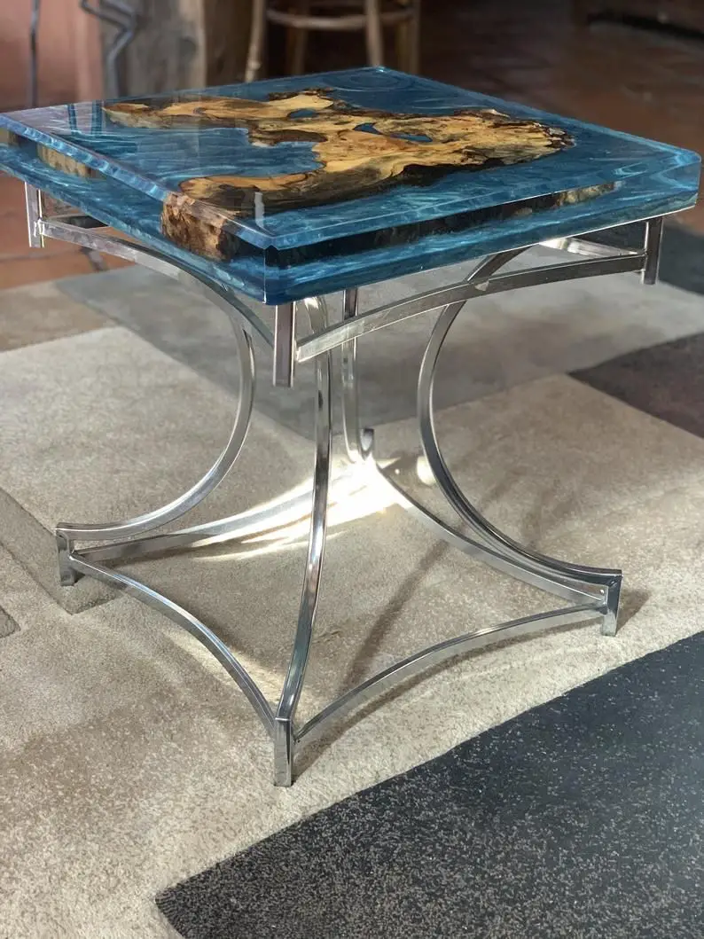 river epoxy tables || Exquisite Epoxy River Centre Table