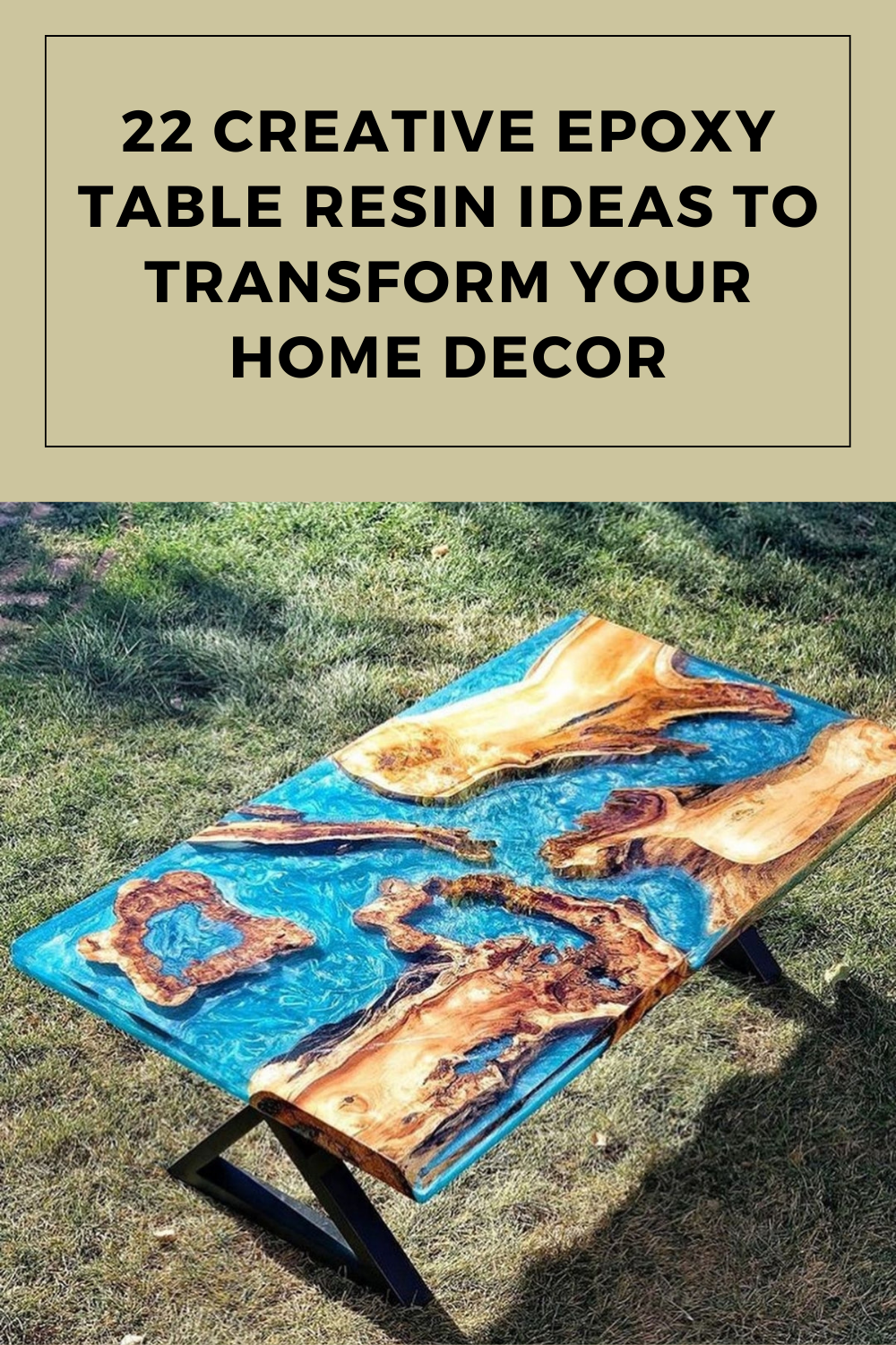 22 Creative Epoxy Table Resin Ideas To Transform Your Home Decor   July Designs 12 